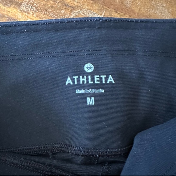 Athleta Stealth Trucool Sculptek X Capri black Leggings Ladies size M - Picture 6 of 9